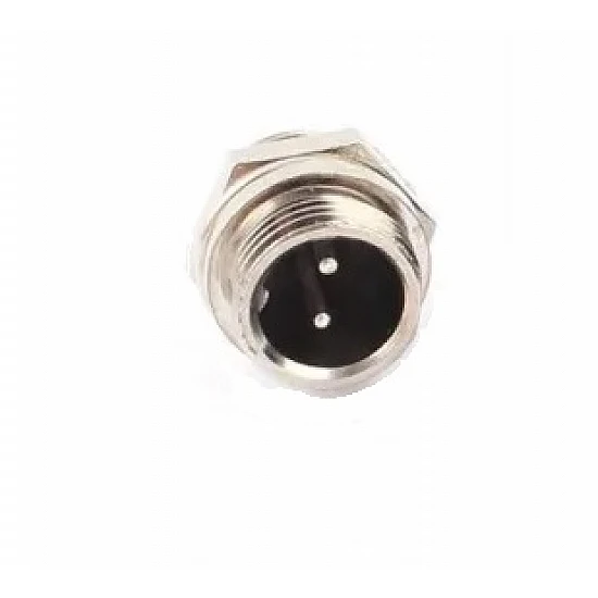 M12 GX12 2 Pin Male Aviation Plug Connector