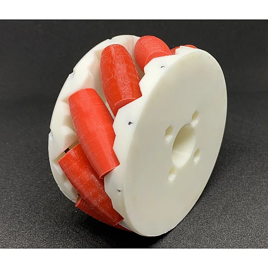Mecanum Wheel 80mm - 2pcs - 3D Printed