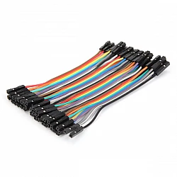 20cm Female To Female Jumper Cable Wire For Arduino - 40pcs