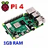 Raspberry Pi 4 Model-B with 1 GB RAM