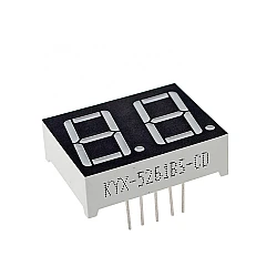 Red 0.56inch 2 Digit 7 Segment LED Display Digital Tube - Common Anode(BS)