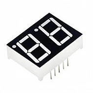 Red 0.56inch 2 Digit 7 Segment LED Display Digital Tube - Common Cathode (AS)