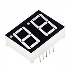 Red 0.56inch 2 Digit 7 Segment LED Display Digital Tube - Common Cathode (AS)