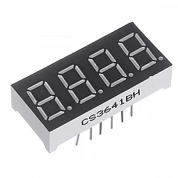 Red 0.56inch 4 Digit 7 Segment LED Display Digital Tube - Common Anode (BS)