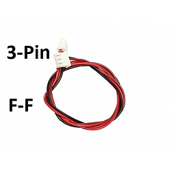3 Pin 2.54 mm RMC Female to Female Connector Wire