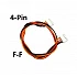 4 Pin 2.54 mm RMC Female to Female Connector Wire