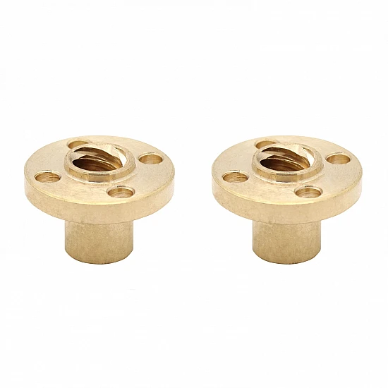 T8 Lead Screw Round Flange Nut 8mm Pitch