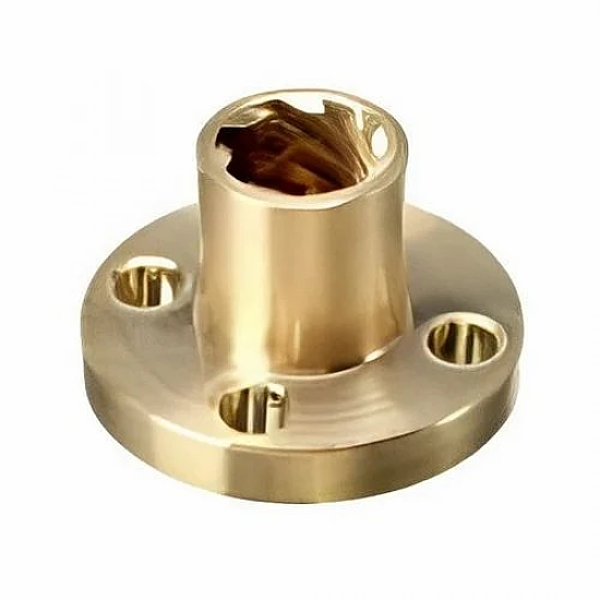T8 Lead Screw Round Flange Nut 8mm Pitch