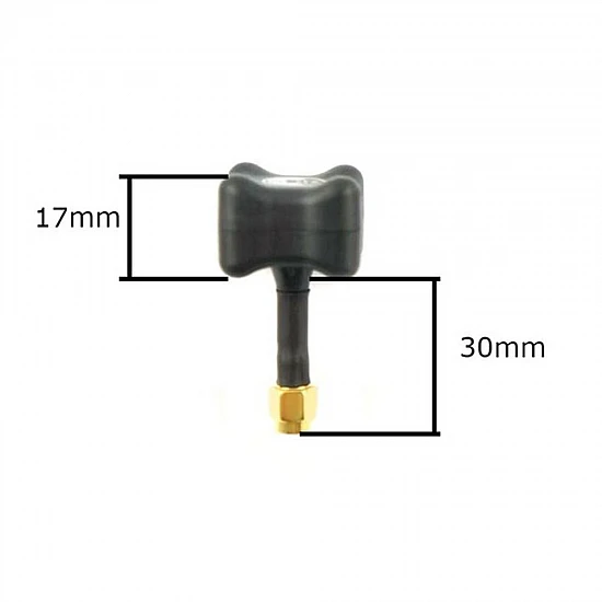 TBS Triumph Circular Antenna Male Connector RP-SMA