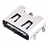 USB3.1 Type-C 6Pin SMD Female Socket Connector with 4 Fixed Feet | with shrapnel