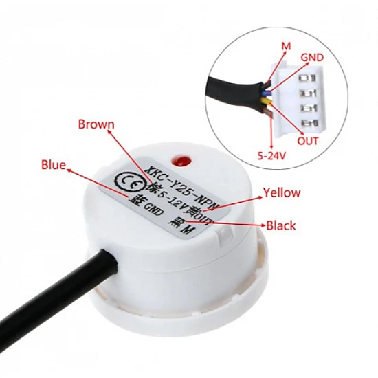 XKC-Y25-NPN Non-Contact Liquid Level Sensor (5-12V)