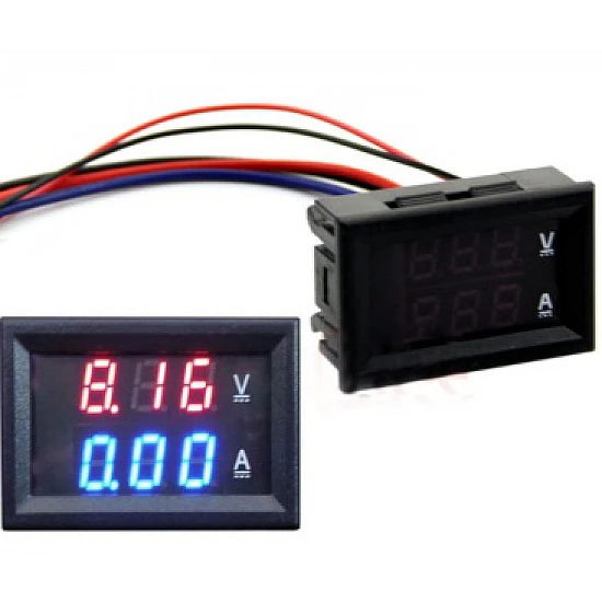0.28inch DC 100V 100A LED Digital Voltmeter Ammeter with Shunt