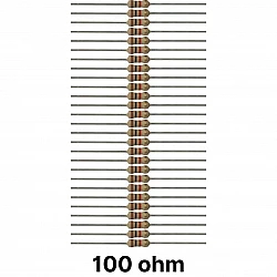 50 piece of 100 ohm Resistor