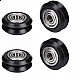 20 Series Black POM V-Wheel with 625ZZ Bearing for 2020 Profile