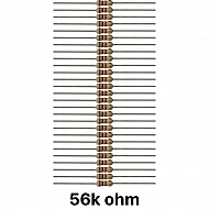 50 piece of 56K ohm Resistor