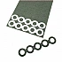 5S 18650 Battery Hollow Insulating Gasket - 20pcs