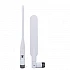 8dBi 2.4GHz WiFi Paddle Antenna RP SMA Male -  Grayish White