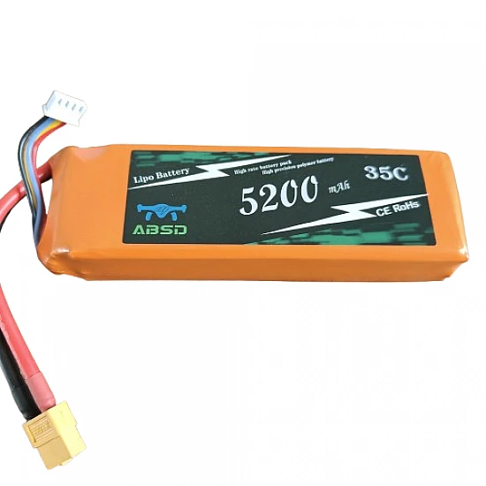 ABSD LiPo Battery 11.1V 5200MAH 3S 35C