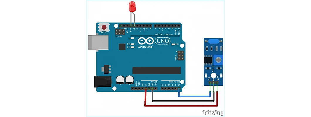Interfacing vibration Sensor with Arduino