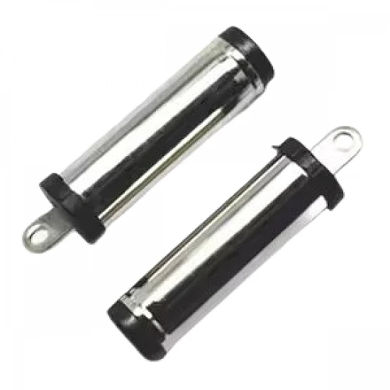 DC5521 5.5x2.1mm Tuning Fork Male DC Power Plug - Black Plastic