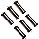DC5525 5.5x2.5mm Tuning Fork Male DC Power Plug - Black Plastic
