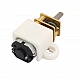 Mounting Bracket for N20 Micro Gear Motors without Screw - White