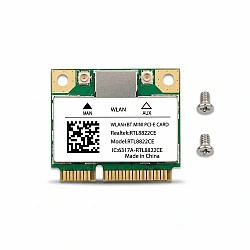 Realtek RTL8822CE Dual Band Wireless-AC + Bluetooth 5.0 Mini PCI-E WiFi Card
