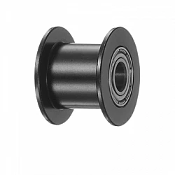 20 Without Teeth 5mm Bore GT2 Timing Idler Black Pulley for 10mm Belt
