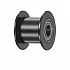 20 Without Teeth 5mm Bore GT2 Timing Idler Black Pulley for 10mm Belt
